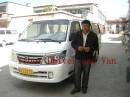 Tibetan driver and van  » Click to zoom ->